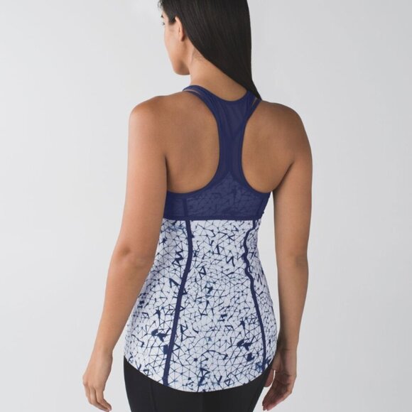 Lululemon Women's Pedal Pace Tank Deep Navy Size 8 - Picture 2 of 10